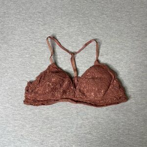 Aerie Women's Eyelash Lace Padded Bralette Bra